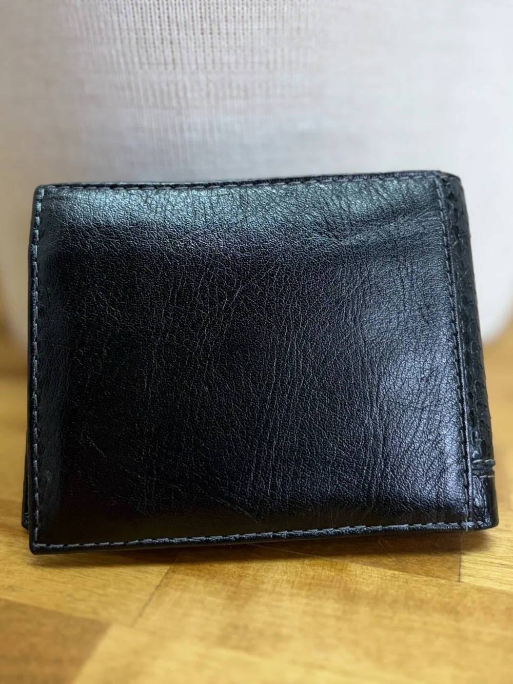 Renato Balestra Italy Men's Black Leather Python Embossed BiFold Wallet NIB